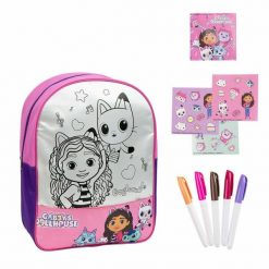 Plecak dziecięcy Gabby's Dollhouse Różowy. Czerwone torby i plecaki dziecięce GABBY'S DOLLHOUSE. Za 83.00 zł.