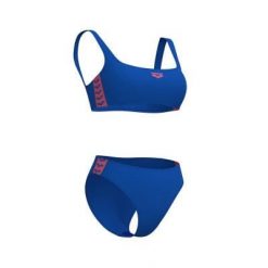 Strój kąpielowy damski dwuczęściowy sportowy basen Arena Icons Bralete. Niebieskie bikini damskie Arena, s, bez wzorów. Za 89.99 zł.