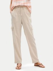 Gap Spodnie materiałowe 549334-00 Beżowy Regular Fit. Brązowe spodnie materiałowe damskie GAP, s, bez wzorów, z materiału. Za 179.99 zł.