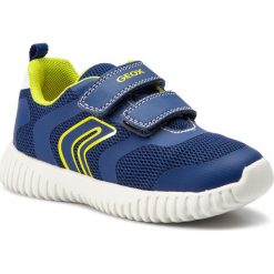 Sneakersy GEOX - B Waviness B. A B922BA 01454 C0749 S Navy/Lime. Półbuty chłopięce marki Geox. Za 219.00 zł.