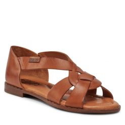 Sandały Pikolinos. Brązowe klapki damskie Pikolinos, bez wzorów, bez obcasa, na płaskiej podeszwie, bez zapięcia. Za 379.99 zł.