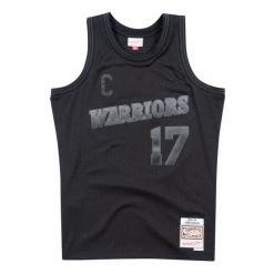 Koszulka Nba Golden State Warriors Chris Mullin. Czarne koszulki sportowe męskie Mitchell & Ness, bez wzorów, bez kołnierzyka, bez ramiączek, do koszykówki. Za 597.00 zł.