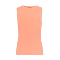 Damski tank top Kari Traa Ava. Czerwone koszulki sportowe damskie Kari Traa, bez wzorów, bez kołnierzyka, bez ramiączek, trekkingowe. Za 258.00 zł.