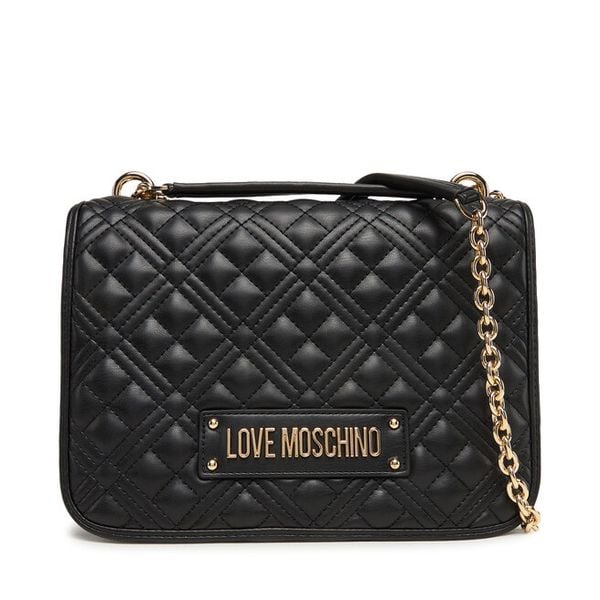 Torebka LOVE MOSCHINO. Czarne torebki do ręki damskie Love Moschino, bez wzorów, klasyczne, bez dodatków. Za 659.99 zł.
