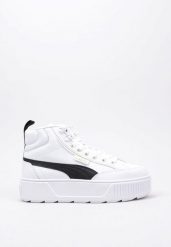 Tenisówki Puma Model Karmen Mid Kolor Biały. Białe trampki i tenisówki damskie Puma, bez wzorów, z materiału, klasyczne, przed kolano, bez zapięcia. Za 312.20 zł.