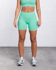 Szorty Sculpt Scrunch - Zielony. Zielone szorty sportowe damskie JOY STUDIO, l, bez wzorów, z materiału, z podwyższonym stanem, na fitness i siłownię. Za 168.00 zł.
