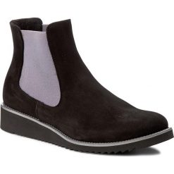 Sztyblety SERGIO BARDI - Albenga FW127263517JR 401. Czarne botki damskie Sergio Bardi, z nubiku, bez obcasa. W wyprzedaży za 239.00 zł.