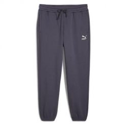 Spodnie sportowe męskie Puma small logo. Szare spodnie sportowe męskie Puma, l, bez wzorów, z bawełny, trekkingowe. Za 259.99 zł.