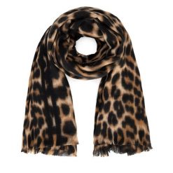 Szal Jenny Fairy. Brązowe szaliki i chusty damskie Jenny Fairy, bez wzorów. Za 59.99 zł.