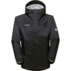 Kurtka trekkingowa męska Mammut Microlayer 2.0. Czarne kurtki męskie Mammut, l, bez wzorów, z materiału, klasyczne, z kapturem. Za 831.00 zł.