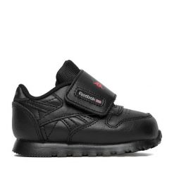 Sneakersy Reebok. Czarne trampki i tenisówki chłopięce Reebok, bez wzorów, bez zapięcia. Za 159.99 zł.