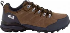 Buty trekkingowe męskie Jack Wolfskin Refugio Texapore Low brązowe r. 44 1/2. Brązowe trekkingi męskie Jack Wolfskin. Za 396.90 zł.