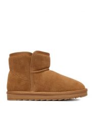 DeeZee Śniegowce DZKD-MX04 Beżowy. Brązowe buty zimowe dziewczęce DeeZee, z materiału, bez zapięcia. Za 249.99 zł.