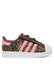 Adidas Sneakersy Superstar II Comfort Closure Elastic Lace KK2125 Brązowy. Brązowe buty sportowe dziewczęce Adidas, bez wzorów, ze skóry, bez zapięcia. Za 279.99 zł.