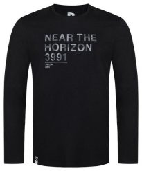 Męska koszulka T-shirt Alfons Black M - Bawełniana i casualowa. Czarne t-shirty męskie Lowa, m, bez wzorów, z bawełny, eleganckie, bez kołnierzyka. Za 91.00 zł.