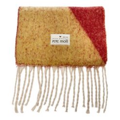 Kolorowy Damski Ciepły Szal Pepe Moll. Szare szaliki i chusty damskie Pepe Moll, na zimę, bez wzorów, z dzianiny, eleganckie. Za 129.00 zł.