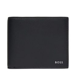 Portfel BOSS. Czarne portfele męskie Boss, bez wzorów. Za 384.99 zł.