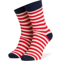 Skarpety Wysokie Męskie DOTS SOCKS - DTS-SX-223-X Beżowy Czerwony. Skarpety męskie marki Dots Socks. Za 19.90 zł.
