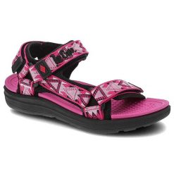 Różowe Sandały Lee Cooper Wygodne Buty Dziecięce. Czerwone sandały dziewczęce Lee Cooper, z materiału, bez zapięcia. Za 79.00 zł.