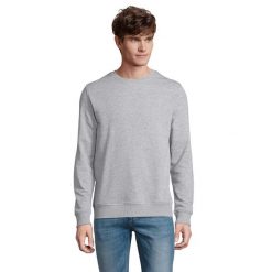 Bluza Unisex Dla Dorosłych Comet Melange. Szare bluzy męskie SOL'S, m, bez wzorów, bez kaptura. Za 133.99 zł.