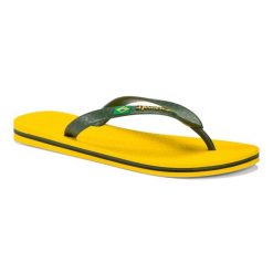 Klapki Ipanema Clas Brasil Ii Ad Dorośli. Żółte klapki męskie Ipanema, z gumy, sportowe. Za 157.99 zł.