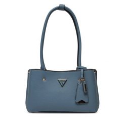 Torebka Guess. Niebieskie torebki do ręki damskie Guess, z aplikacjami, klasyczne, bez dodatków. Za 329.99 zł.