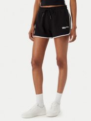 Karl Lagerfeld Jeans Szorty sportowe B2W10125 Czarny Regular Fit. Czarne szorty sportowe damskie Karl Lagerfeld Jeans, xl, bez wzorów, z bawełny, sportowe. Za 332.99 zł.