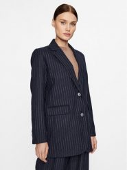 Pepe Jeans Marynarka Rene PL402287 Czarny Relaxed Fit. Czarne żakiety damskie Pepe Jeans, s, bez wzorów, z jeansu. Za 619.99 zł.