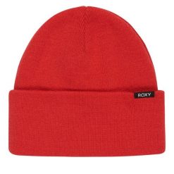 Czapka Roxy. Czerwone czapki i kapelusze damskie Roxy, na zimę, bez wzorów. Za 59.99 zł.