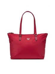 Emporio Armani Torebka Y3D279 YWS1E 80423 Czerwony. Czerwone torebki do ręki damskie Emporio Armani, bez wzorów, z materiału, bez dodatków. Za 659.99 zł.
