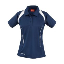 Damska koszulka polo Spiro Team Spirit. Białe koszulki sportowe damskie SPIRO, bez wzorów, bez kołnierzyka, bez ramiączek. Za 156.50 zł.