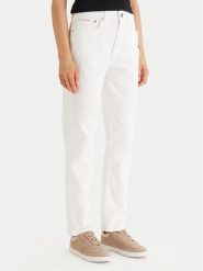 Calvin Klein Jeans Jeansy LV047F703G Biały Regular Fit. Białe jeansy damskie Calvin Klein Jeans. Za 409.99 zł.