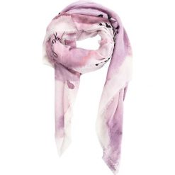 Chusta DESIGUAL - 18WAIF02 3021. Czerwone szaliki i chusty damskie marki Desigual, z materiału. W wyprzedaży za 159.00 zł.