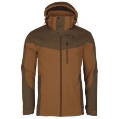 Kurtka wodoodporna Pinewood Finnveden Hybrid. Brązowe kurtki sportowe męskie Pinewood, l, bez wzorów, trekkingowe. Za 619.99 zł.
