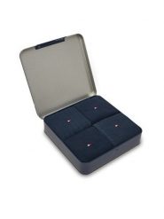 Tommy Hilfiger Skarpety długie 701235378 Granatowy. Niebieskie skarpety męskie Tommy Hilfiger, bez wzorów, z bawełny. Za 149.99 zł.