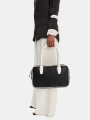 GINO ROSSI Torebka C-LDA8555 Czarny. Czarne torebki do ręki damskie Gino Rossi, bez wzorów, z materiału, bez dodatków. Za 229.99 zł.