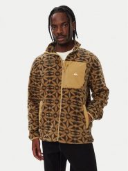 Quiksilver Polar EQYPF03066 Brązowy jasny Regular Fit. Brązowe bluzy męskie Quiksilver, l, bez wzorów, z polaru, bez kaptura. Za 369.99 zł.