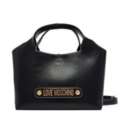 Torebka LOVE MOSCHINO. Czarne torebki do ręki damskie Love Moschino, bez wzorów, klasyczne, bez dodatków. Za 859.99 zł.