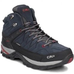 Buty trekkingowe męskie, CMP Rigel Mid. Niebieskie trekkingi męskie CMP, trekkingowe. Za 369.00 zł.