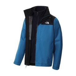 Kurtka turystyczna męska The North Face M Evolve II Triclimate. Niebieskie kurtki męskie The North Face, m, bez wzorów, bez kaptura. Za 873.00 zł.