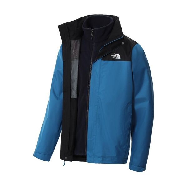 Kurtka turystyczna męska The North Face M Evolve II Triclimate. Niebieskie kurtki męskie The North Face, m, bez wzorów, bez kaptura. Za 873.00 zł.
