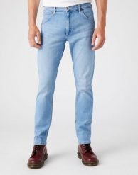 WRANGLER 11MWZ MĘSKE SPODNIE JEANSOWE BLUE CHAMP W1MZYI29K 112145890. Niebieskie spodnie materiałowe męskie Wrangler, l, bez wzorów, z jeansu. Za 229.99 zł.