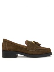 Coccinelle Loafersy Beat Vintag.Su E4 VF6 16 04 01 Khaki. Brązowe mokasyny damskie Coccinelle, ze skóry. Za 1,049.00 zł.