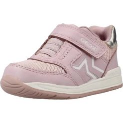 Buty GEOX B450LA 0BCEW Rose. Czerwone obuwie sportowe damskie Geox, bez wzorów, ze skóry, na fitness i siłownię. Za 123.99 zł.
