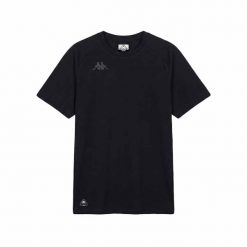 Koszulka Kappa Igemo Pro. Czarne koszulki sportowe męskie Kappa, bez wzorów, bez kołnierzyka, bez ramiączek, do biegania. Za 258.00 zł.