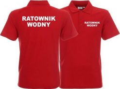 LPP - Promostars Koszulka Polo męska RATOWNIK WODNY czerwona. Czerwone koszulki polo męskie LPP - Promostars, m, bez wzorów, bez ramiączek. Za 96.99 zł.