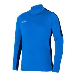Bluza treningowa męska Nike Academy 23 Dril Top. Białe bluzy sportowe męskie Nike, m, bez wzorów, z materiału, bez kaptura, na fitness i siłownię, dri-fit (nike). Za 226.85 zł.