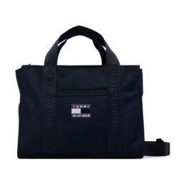 Torebka Tommy Hilfiger. Niebieskie torebki do ręki damskie Tommy Hilfiger, bez wzorów, klasyczne, bez dodatków. Za 249.99 zł.