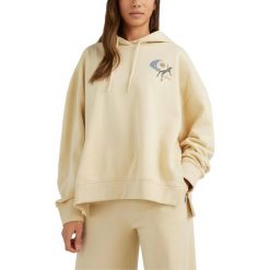 Sweter damski O'Neill Bunji z kapturem. Żółte swetry damskie O'Neill, s, bez wzorów, sportowe, bez kołnierzyka, bez ramiączek, z kapturem. Za 439.00 zł.