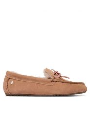 EMU Australia Kapcie Sandrine W13211 Brązowy. Brązowe kapcie damskie Emu Australia, bez wzorów. Za 429.99 zł.